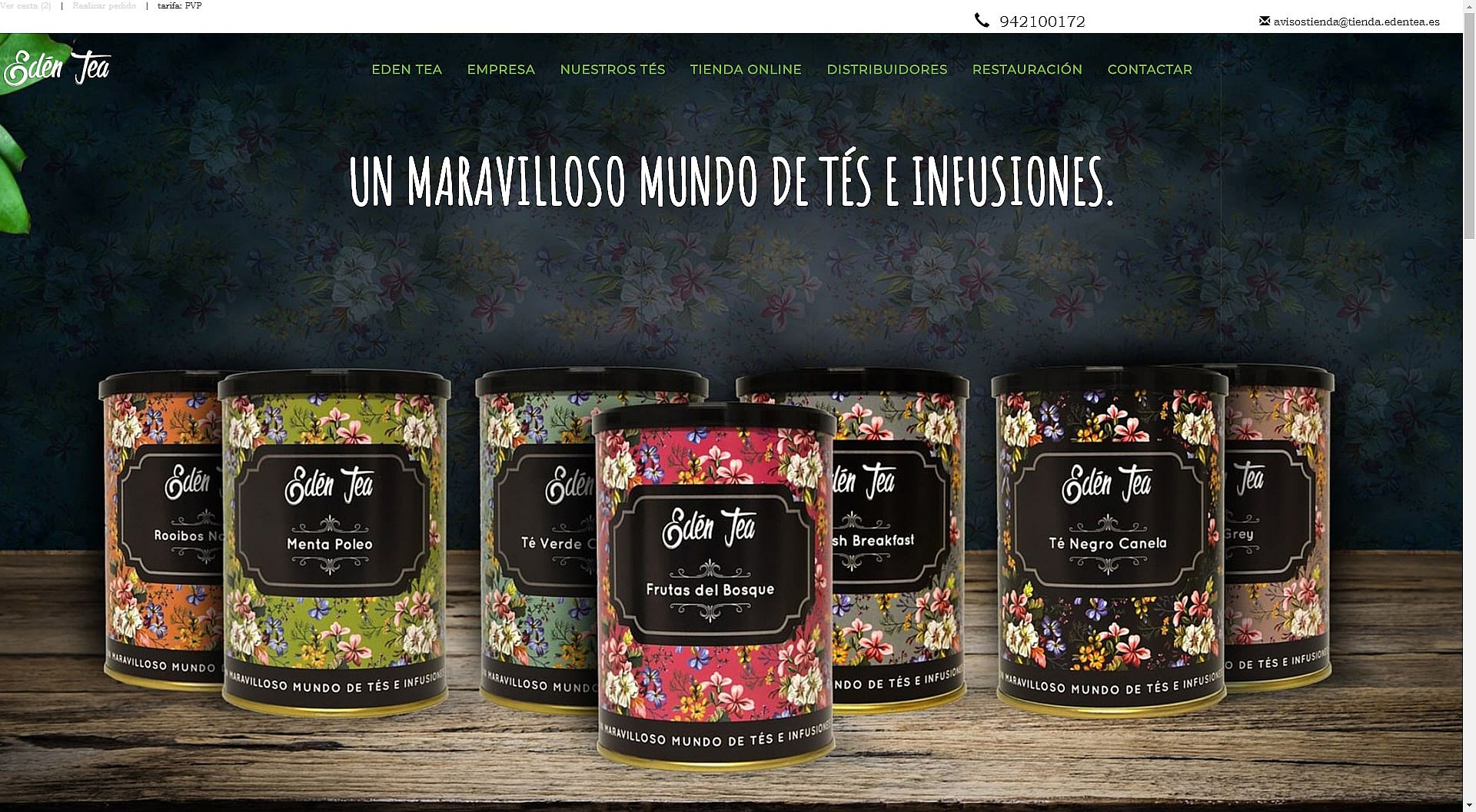 Ejemplo web tienda