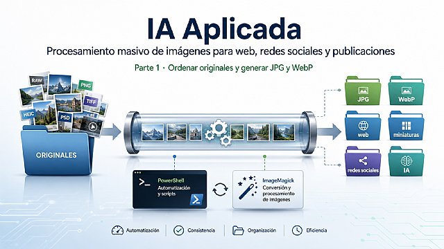 Procesamiento masivo de imágenes para web, redes sociales y publicaciónes
