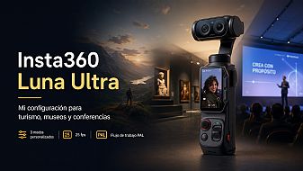 Mi configuración de la Insta360 Luna Ultra para turismo, museos y conferencias